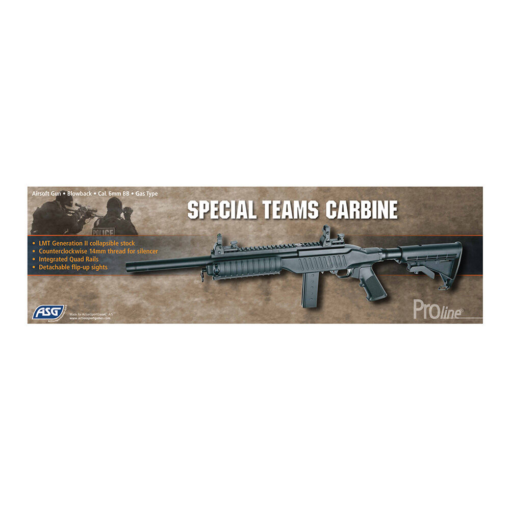 ASG Special Teams Carbine Airsoft Gewehr Gas Blow Back 6mm BB Bild 3