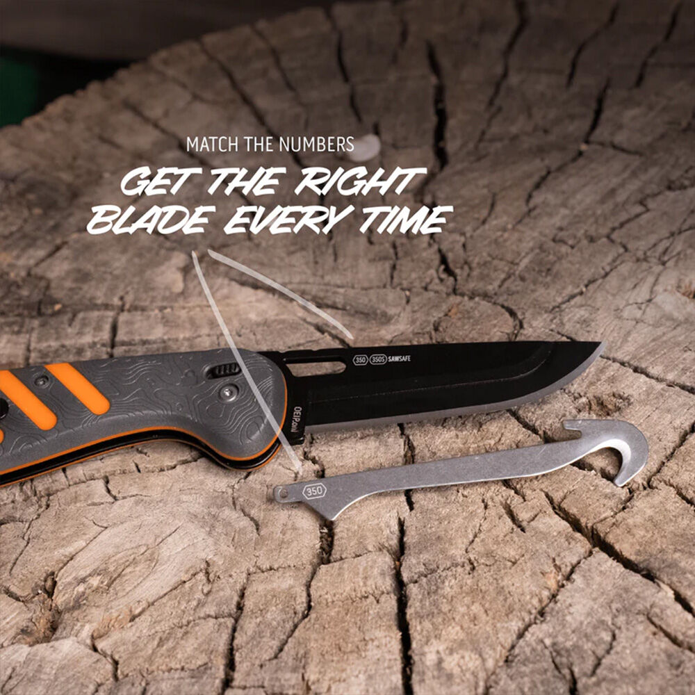 Outdoor Edge Razor HTX 3.5 Klappmesser Wechselklingen Jagdmesser mit S�ge Bild 5