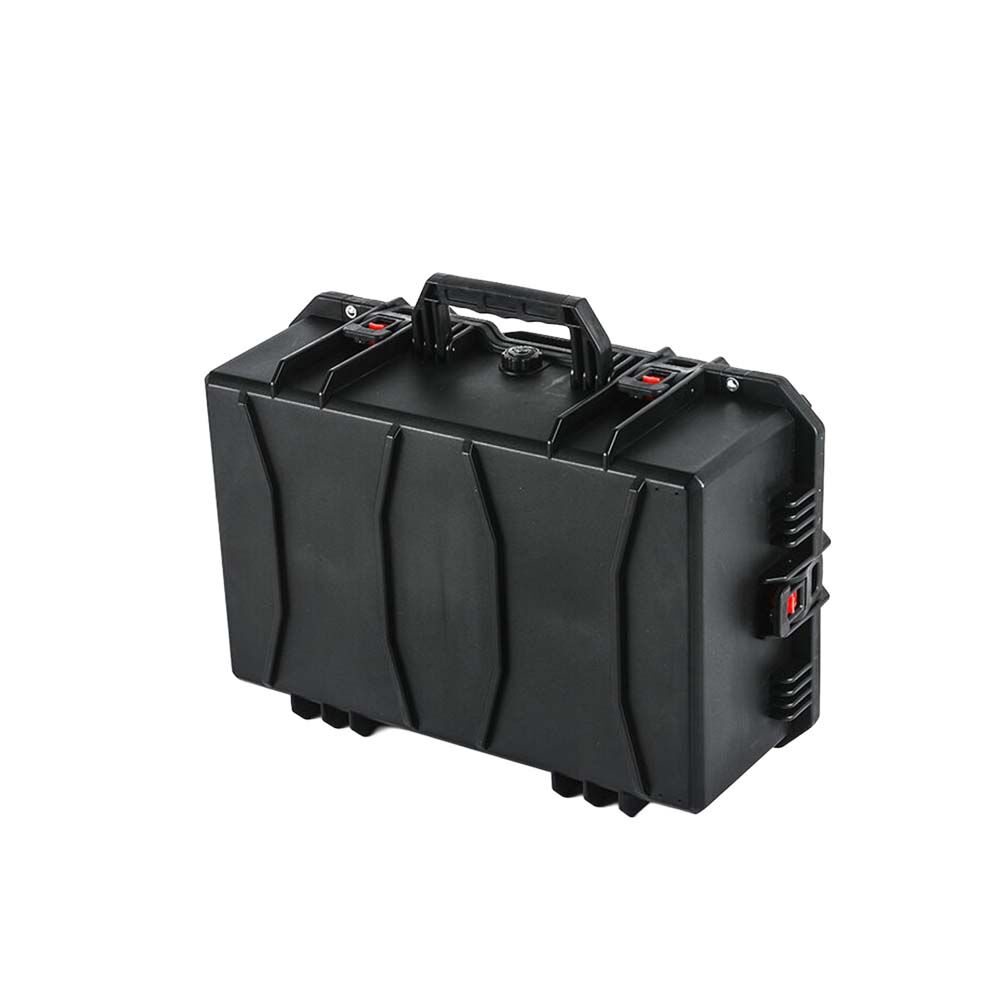GLARY Waterproof Hard Case Hartschalenkoffer 55 x 35 x 22 cm Schwarz mit roten Sicherheitsverschl�ssen Bild 3