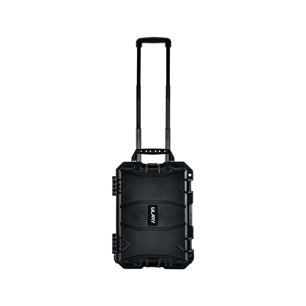 GLARY Waterproof Hard Case Hartschalenkoffer mit Trolley-Funktion 46x35x20,6 cm Schwarz Bild 3