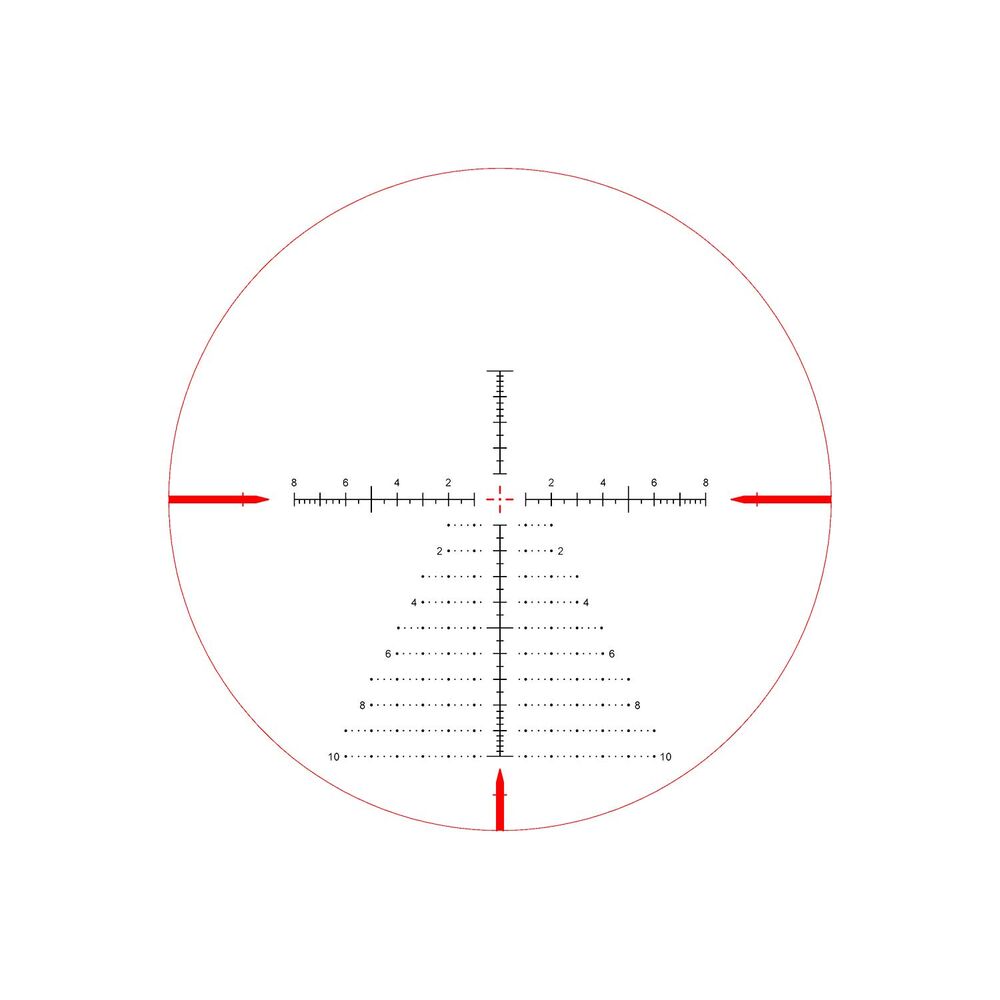 KECK Optics RS Breeze HD-Zielfernrohr 6-24x44 FFP, IR-G2A Absehen beleuchtet Bild 5