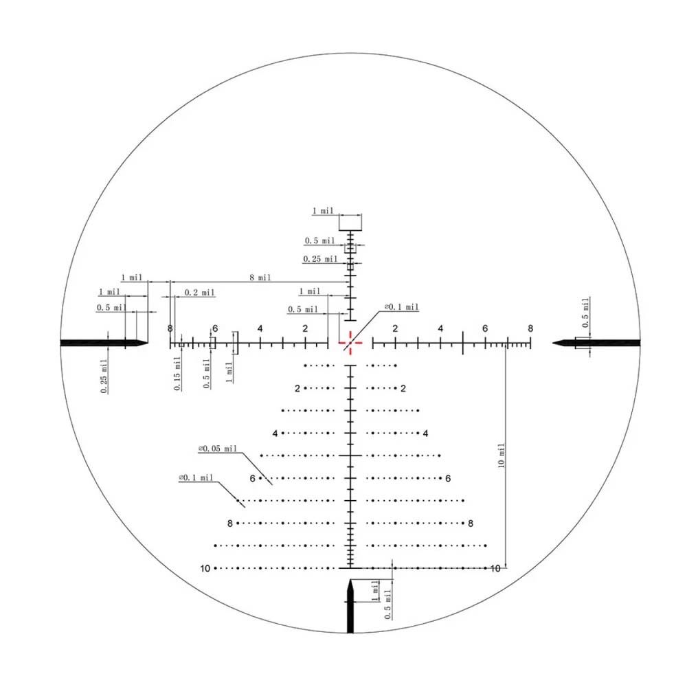 KECK Optics RS Precision ED-Zielfernrohr 5-30x56 SFP, IR-G2A Absehen, 34mm Tubus Bild 5