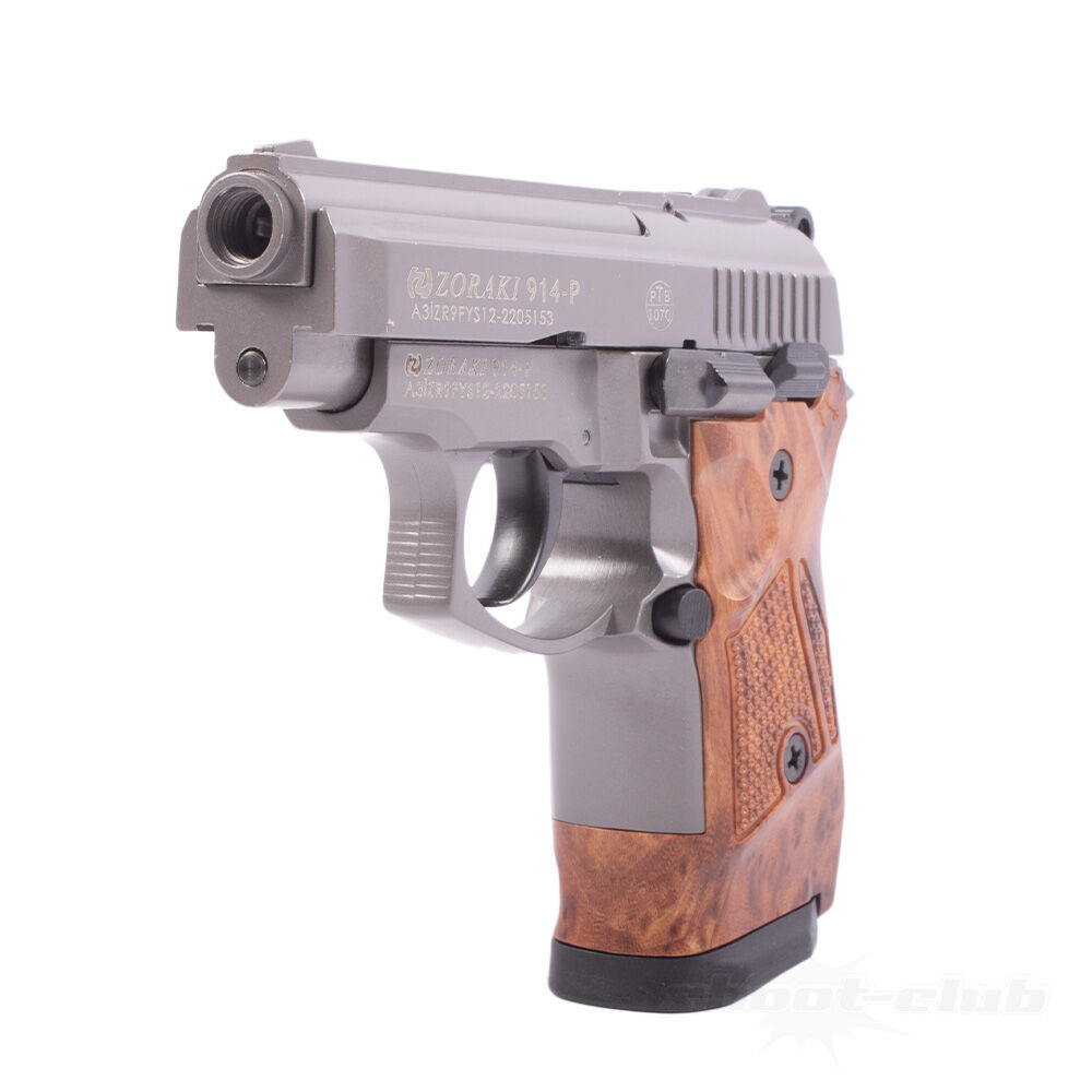 Zoraki 914-P Schreckschusspistole 9mm P.A.K. Titan Holzoptik Bild 4