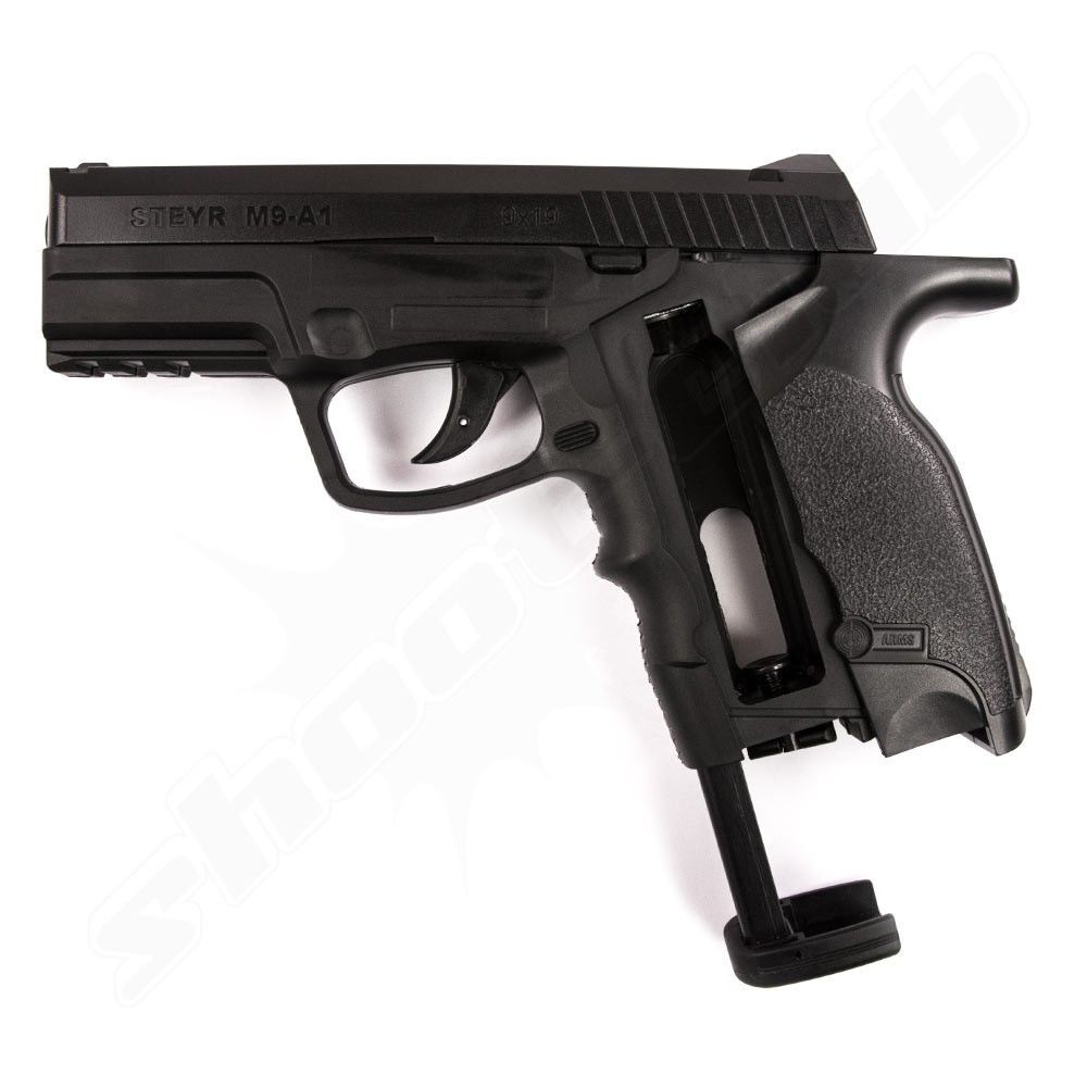 ASG Steyr M9A1 CO2 Pistole NBB 4,5mm Stahl BBs Schwarz Bild 3