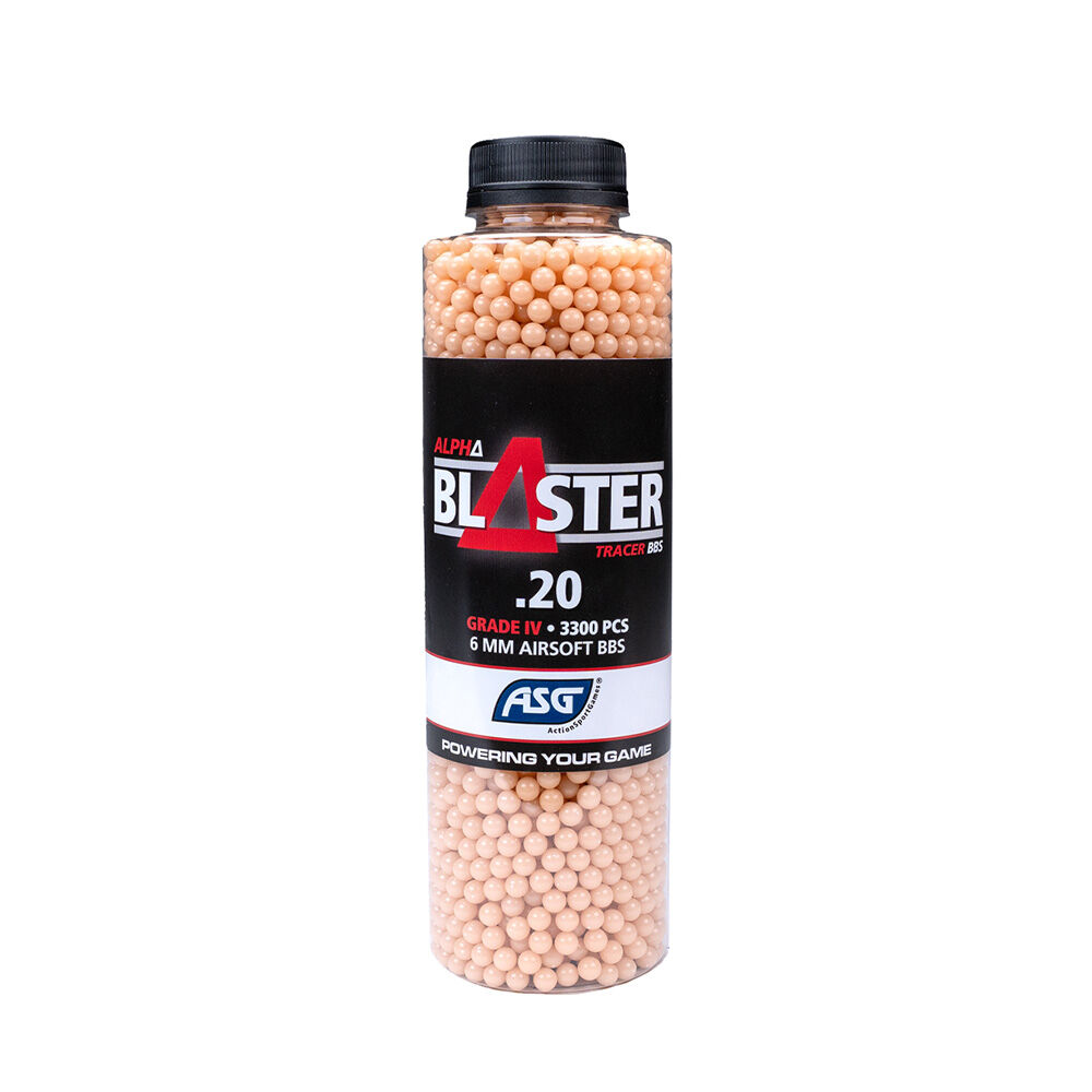 ASG Alpha Blaster Red Tracer Airsoft BBs 0,20g 6mm BB 3300 St�ck Plastik