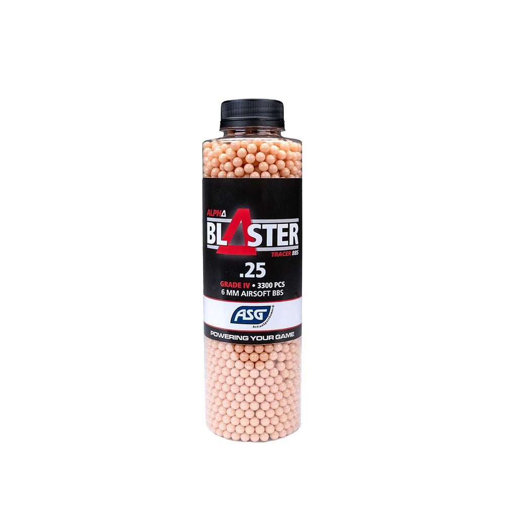 ASG Alpha Blaster Red Tracer Airsoft BBs 0,25g 6mm BB 3300 St�ck Plastik