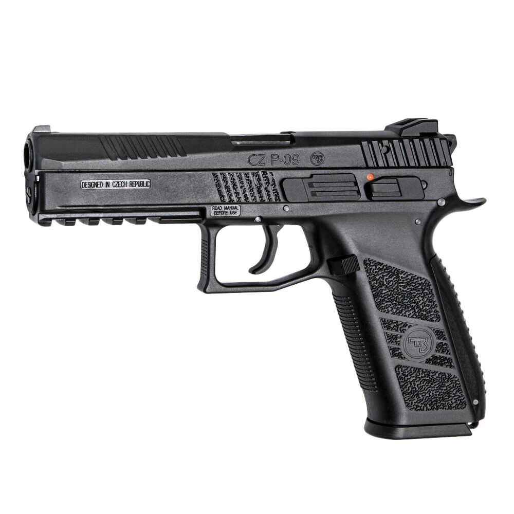 ASG CZ P-09 CO2 GBB Pistole 6 mm ab18 inkl. Koffer - Black