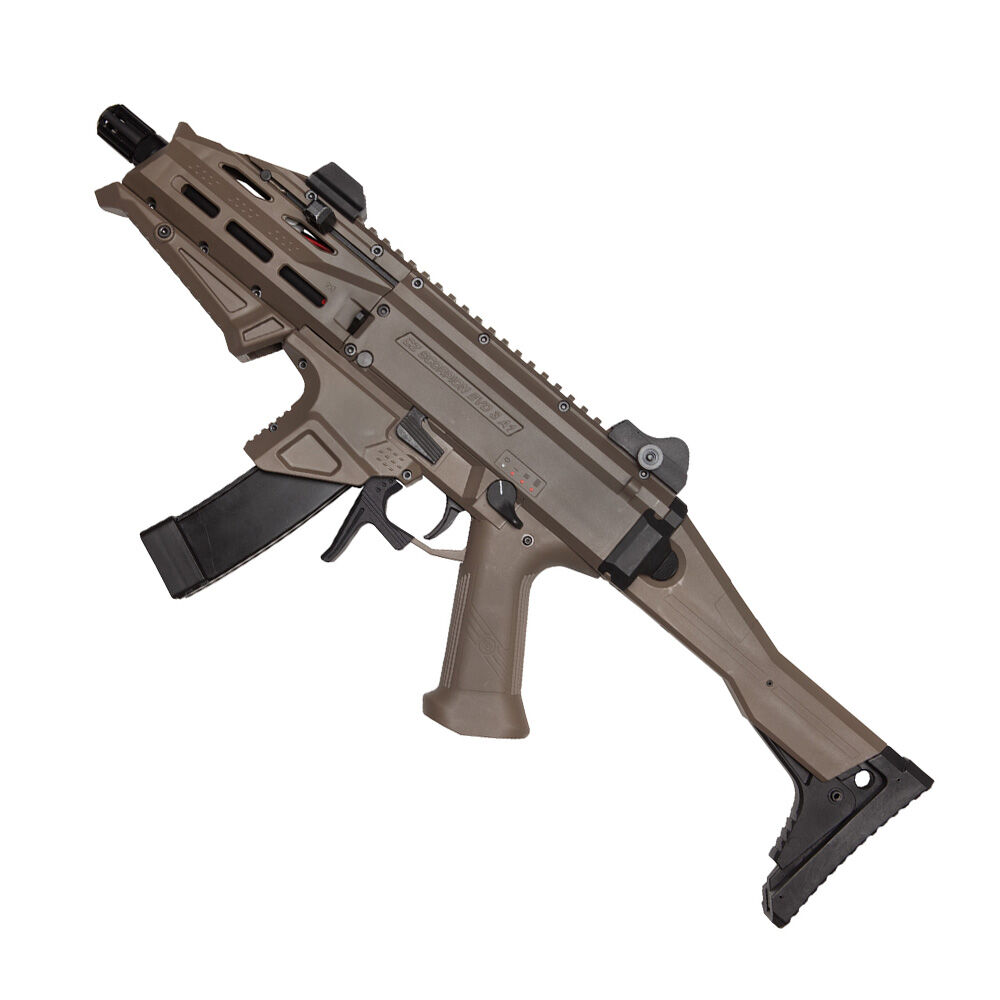 ASG CZ Scorpion EVO 3 A1 ATEK Airsoft S-AEG 6 mm BB FDE Dual Tone