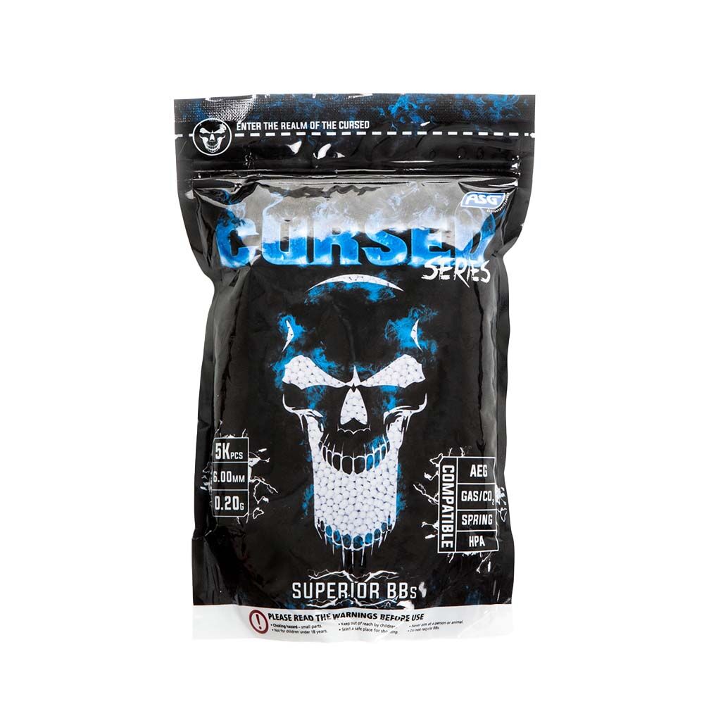 ASG Cursed Airsoft BBs Plastik 0,20g 6mm BB 5000 Schuss