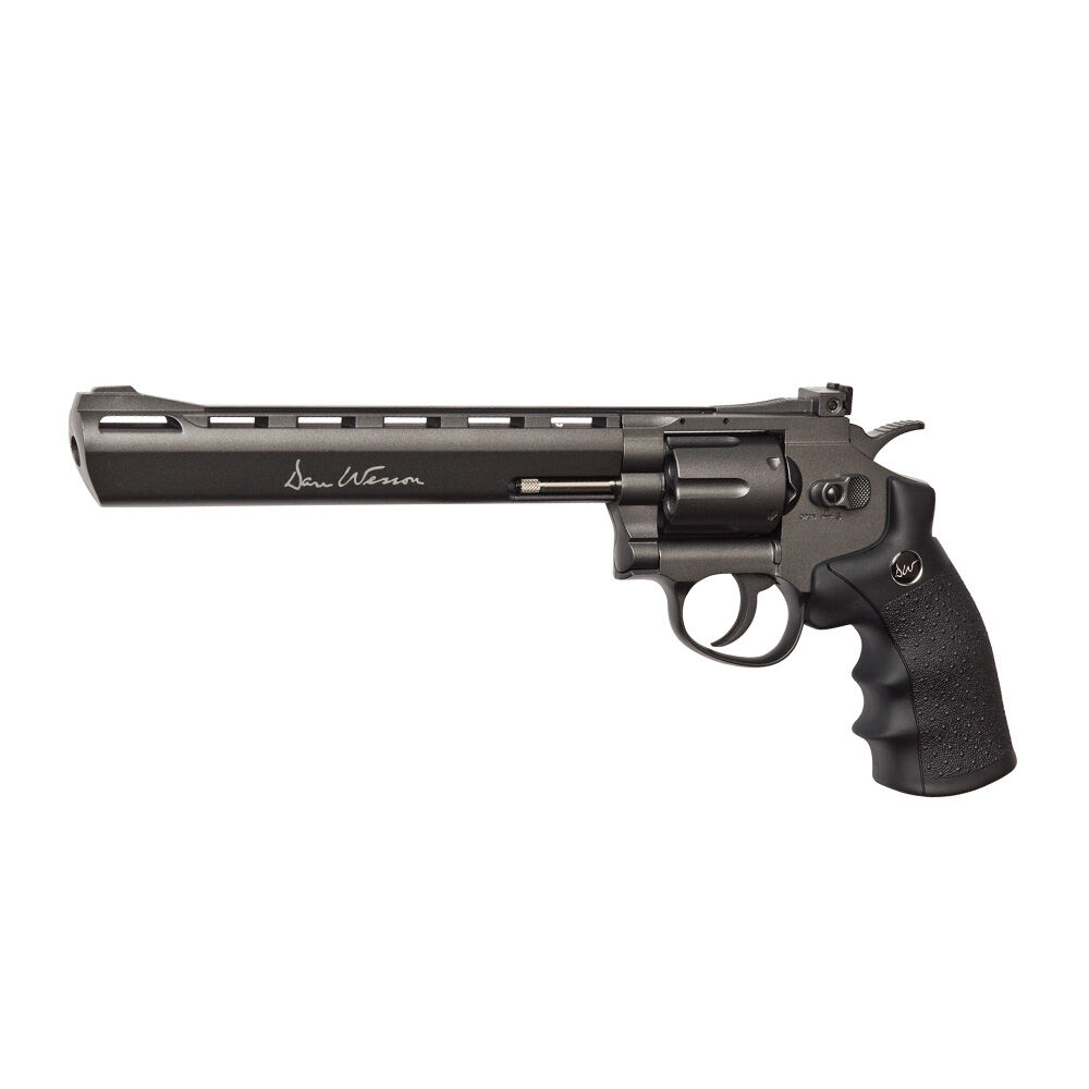 ASG Dan Wesson 8 Low Power Version Airsoft Revolver 6mm BB grau