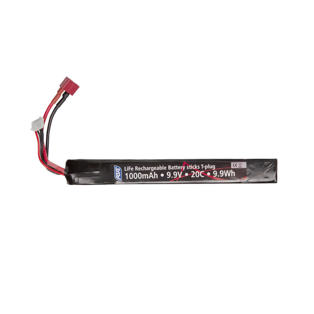 ASG LiFe Batterie 9,9 V 1000 mAh 20C T-Plug