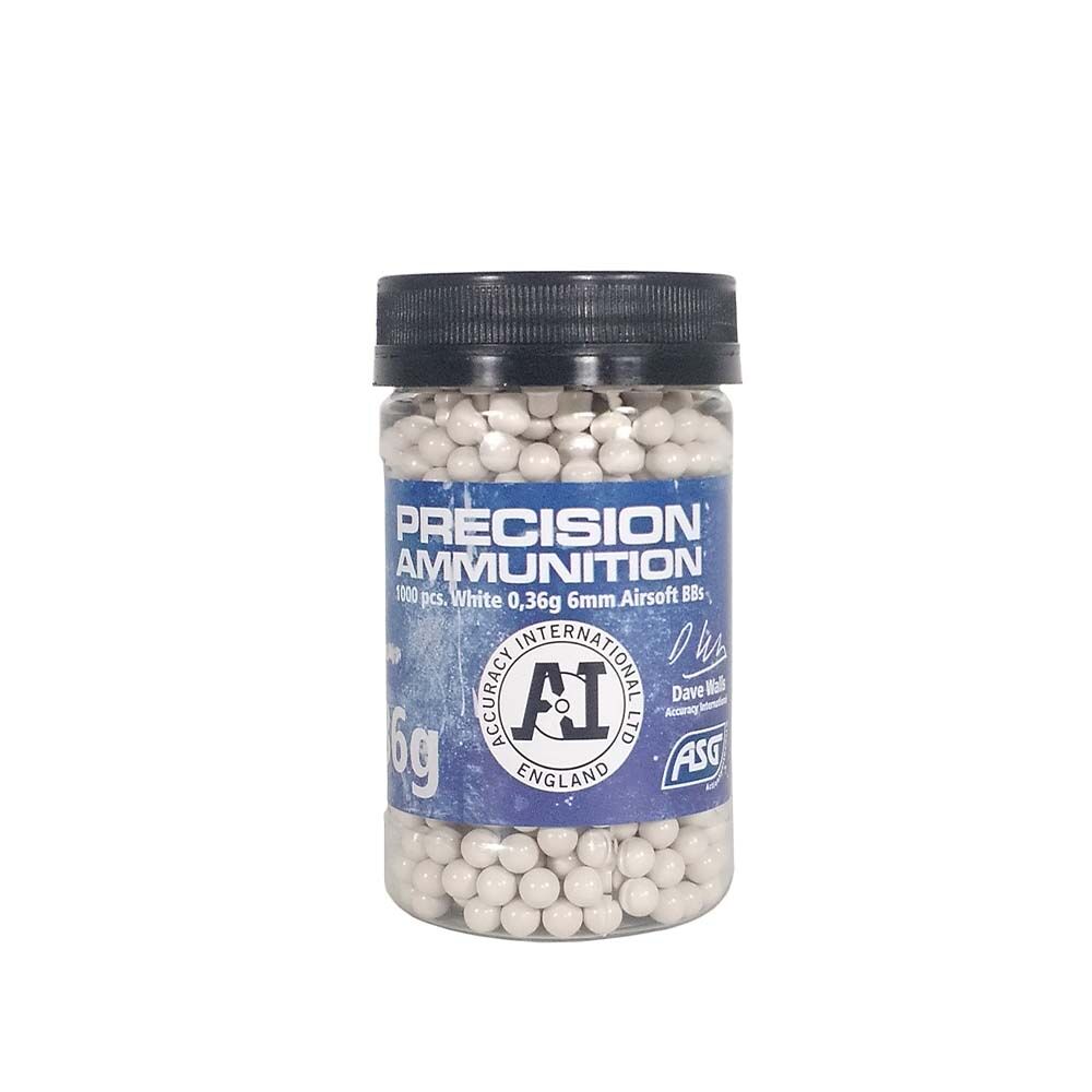 ASG Precision Ammunition Airsoft BBs Plastik 0,36g 6mm BB 1000 Schuss