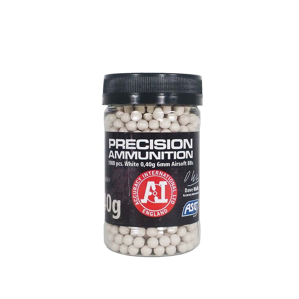 ASG Precision Ammunition Airsoft BBs Plastik 0,40g 6mm BB 1000 Schuss