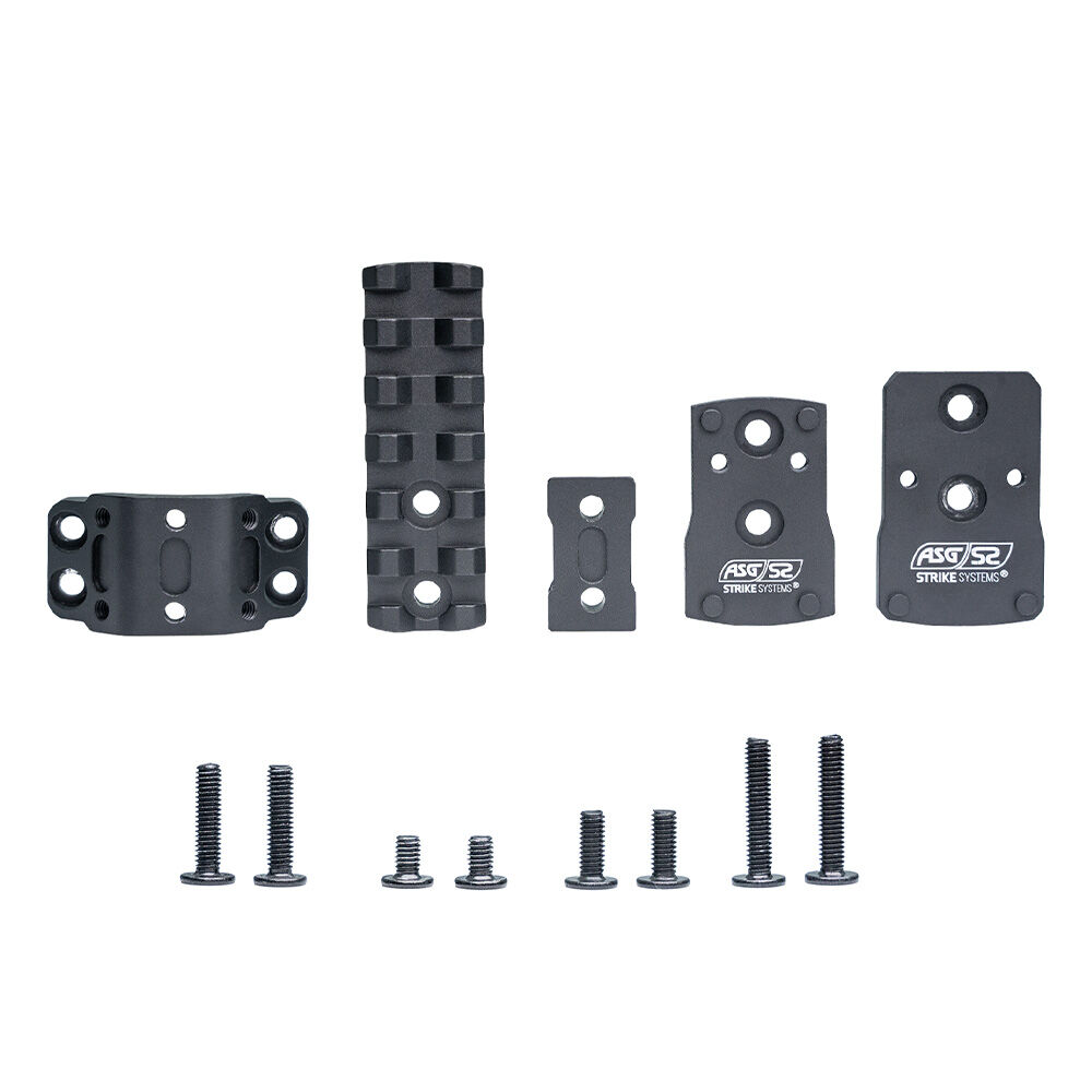 ASG STRIKE SYSTEMS Optic Mount Zusatzoptik Montage Schwarz