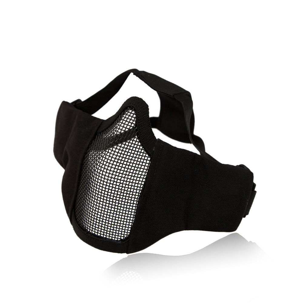 ASG Strike Systems Metal Mesh Mask Gittermaske mit Cheekpads Schwarz