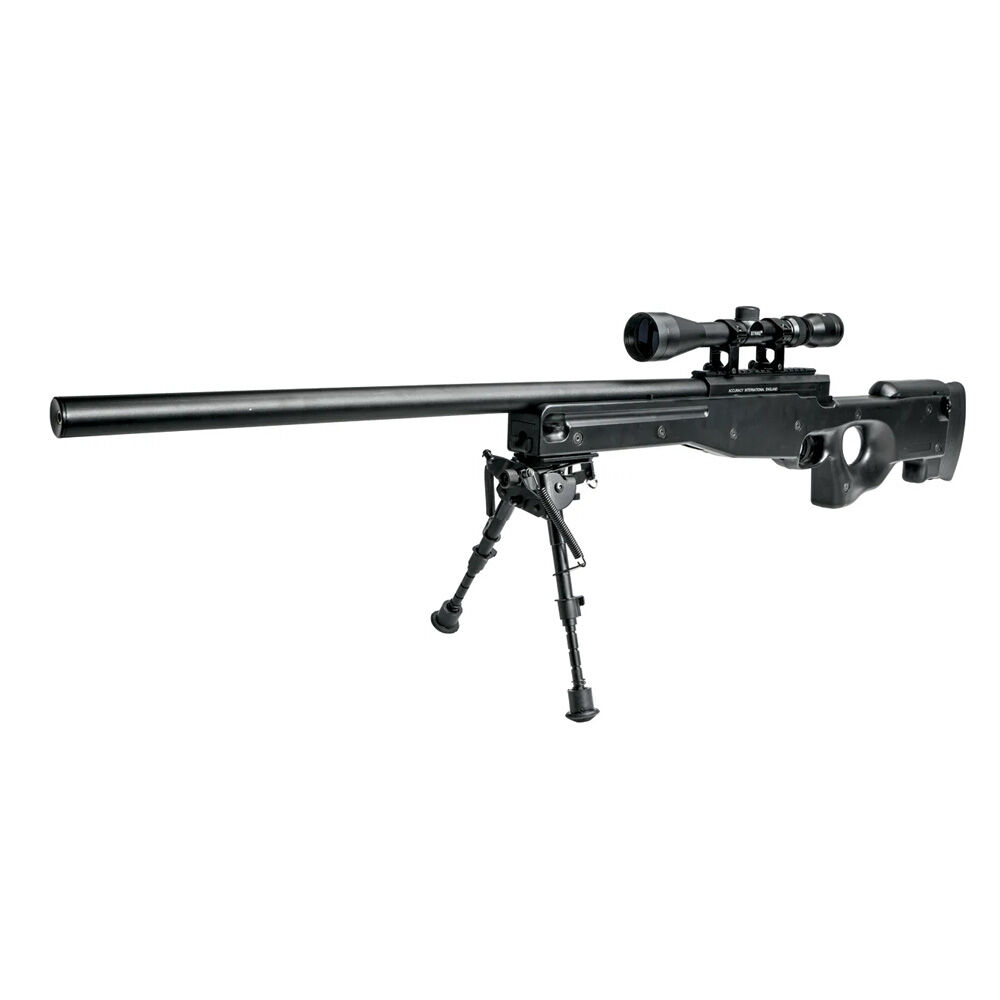 Accuracy International AW .308, Federdruck, schwarz, Kaliber 6mmBB