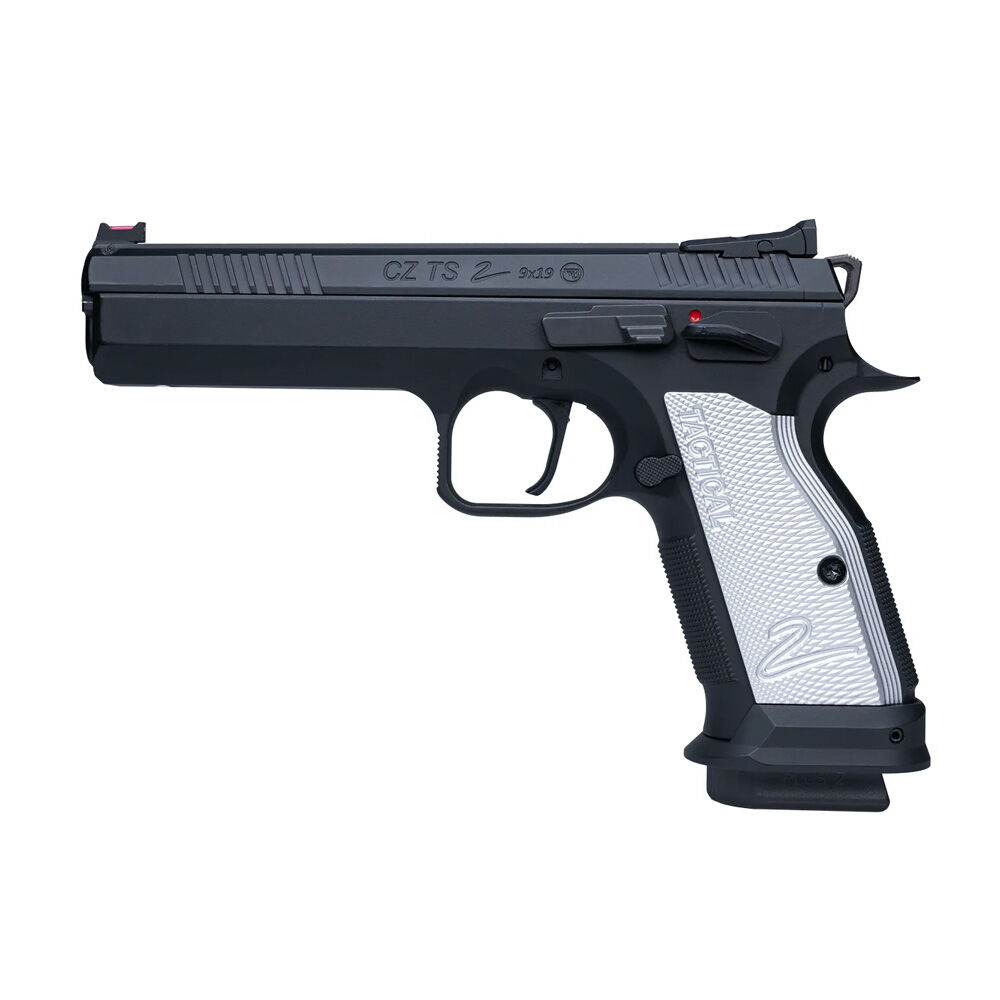 CZ TS 2 Co2 Airsoft Pistole Blowback 6mm BB schwarz silber
