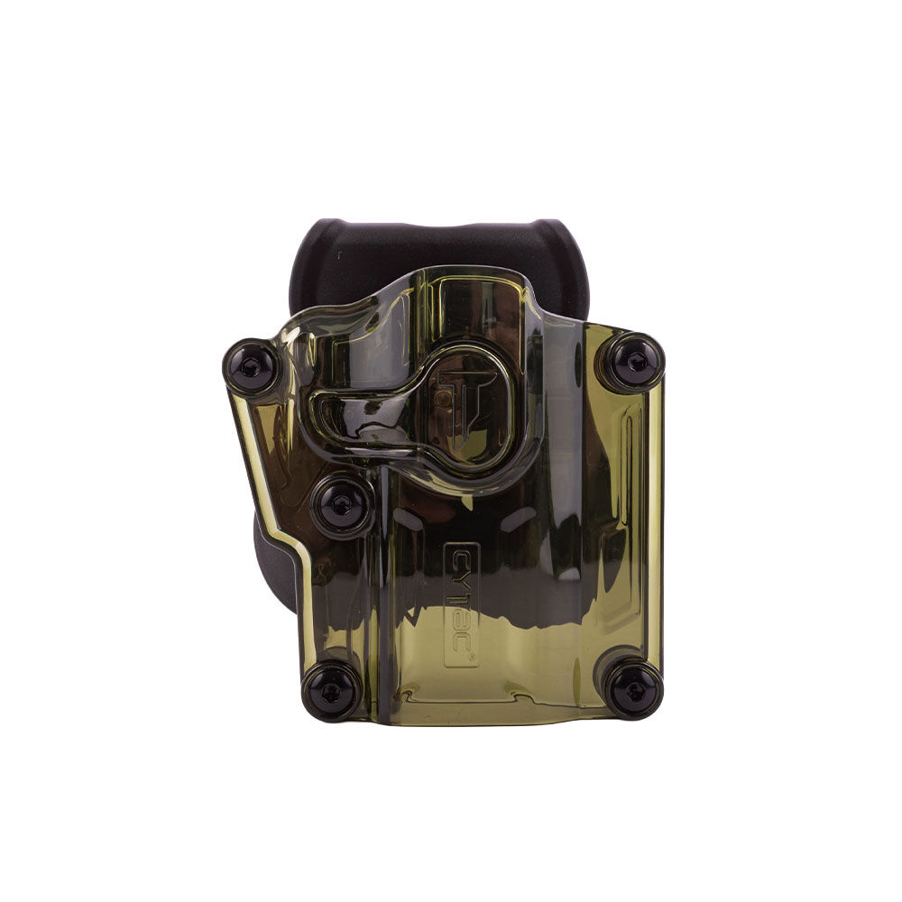 Cytac Mega-Fit Universalholster Transparent Gr�n mit schwarzem Paddle