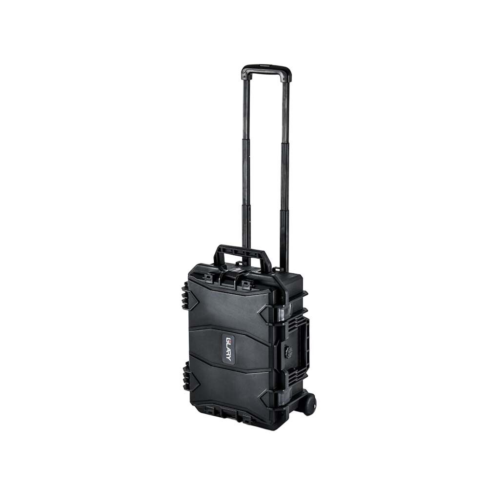 GLARY Waterproof Hard Case Hartschalenkoffer mit Trolley-Funktion 46x35x20,6 cm Schwarz