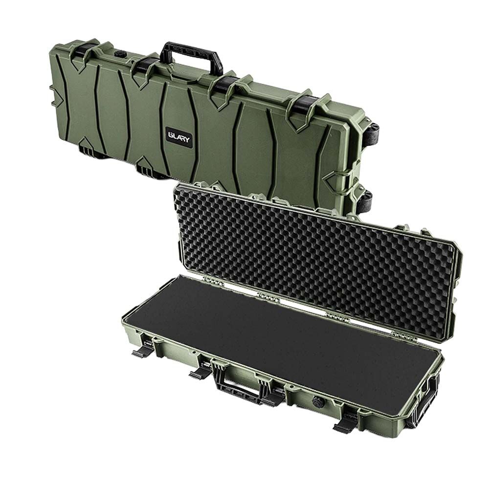 Glary Gewehrkoffer 102x36x14 cm Wasserdicht IP67-Standard OD-Green