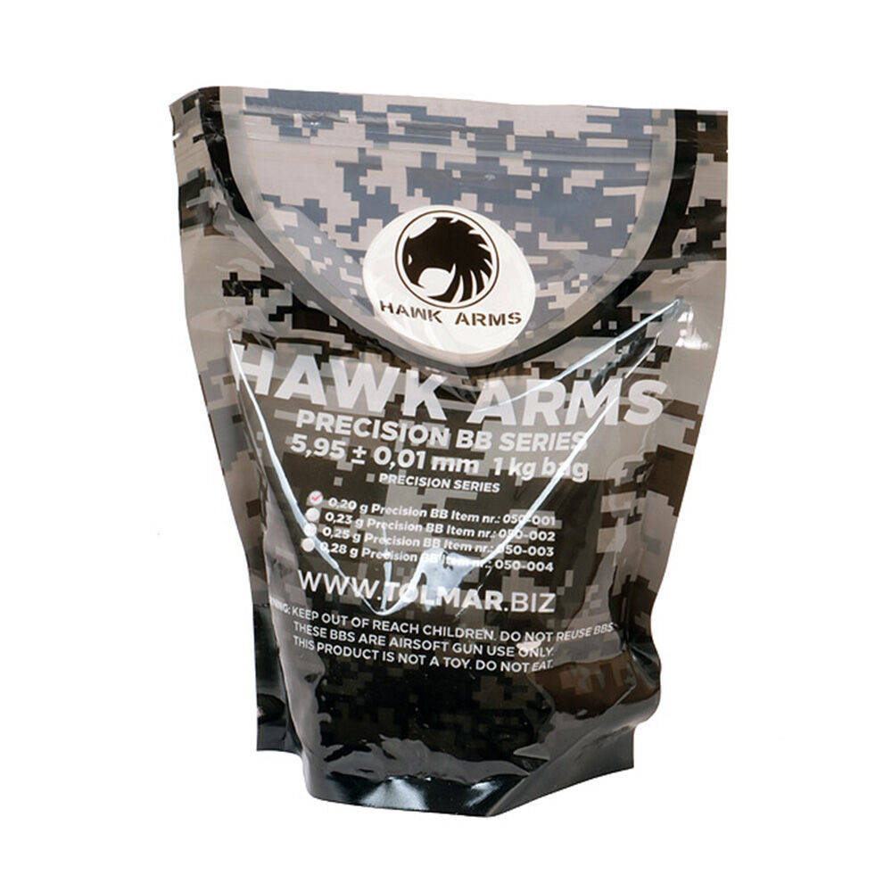 Hawk Arms Precision BBs 0,20g 6mm 5000 St�ck 1kg Beutel