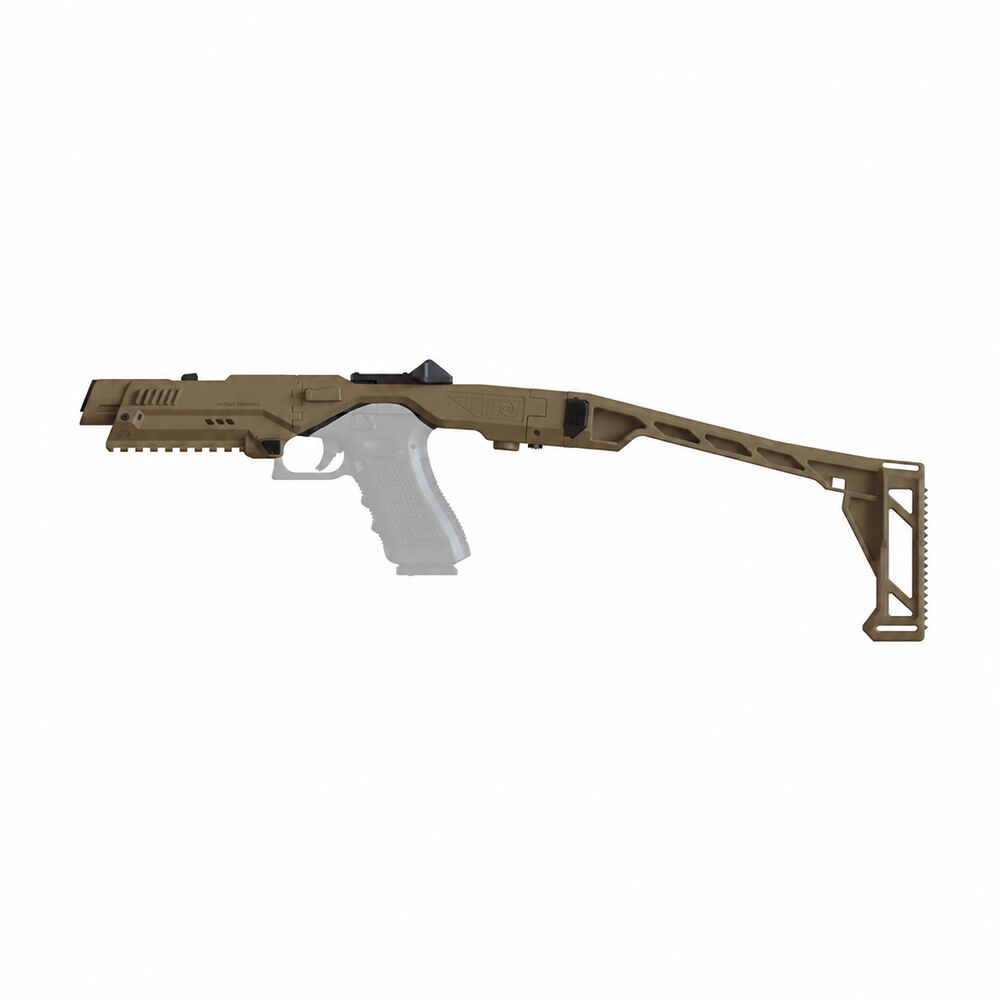 Nano Roni Anschlagschaft f�r Glock 17/19/19X/22/23/25/31/32/45 FDE