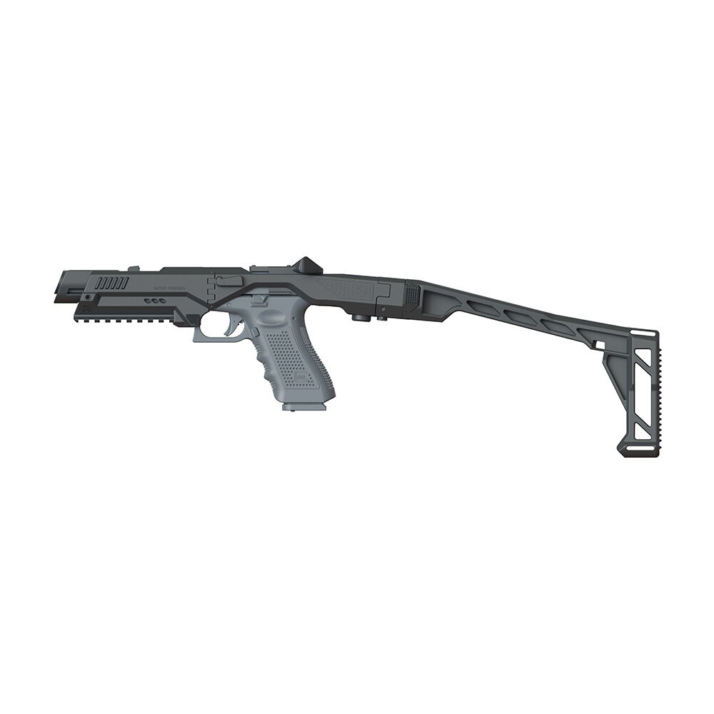 Nano Roni Anschlagschaft f�r Glock 17/19/19X/22/23/25/31/32/45 schwarz
