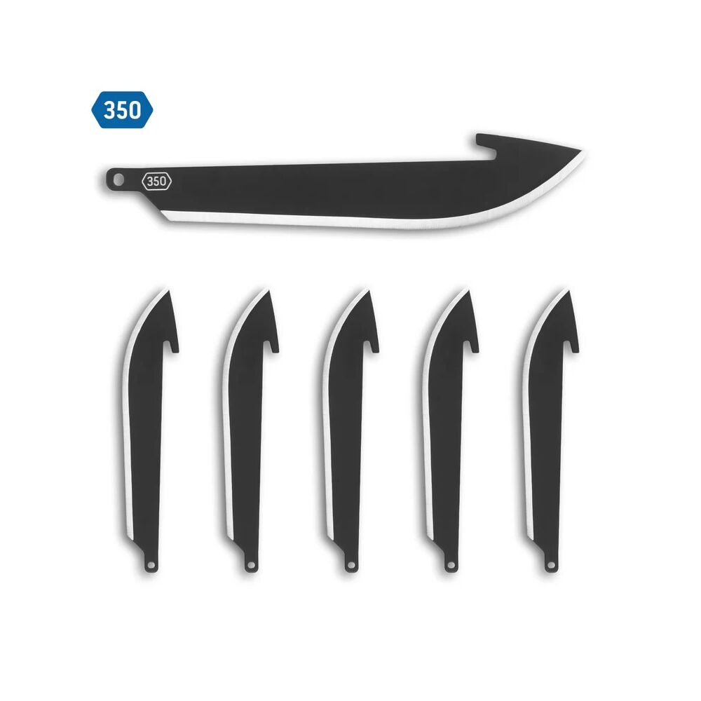 Outdoor Edge 3.5 Drop Point Ersatzklingen-Set (6er-Pack) f�r RazorSafe Messer