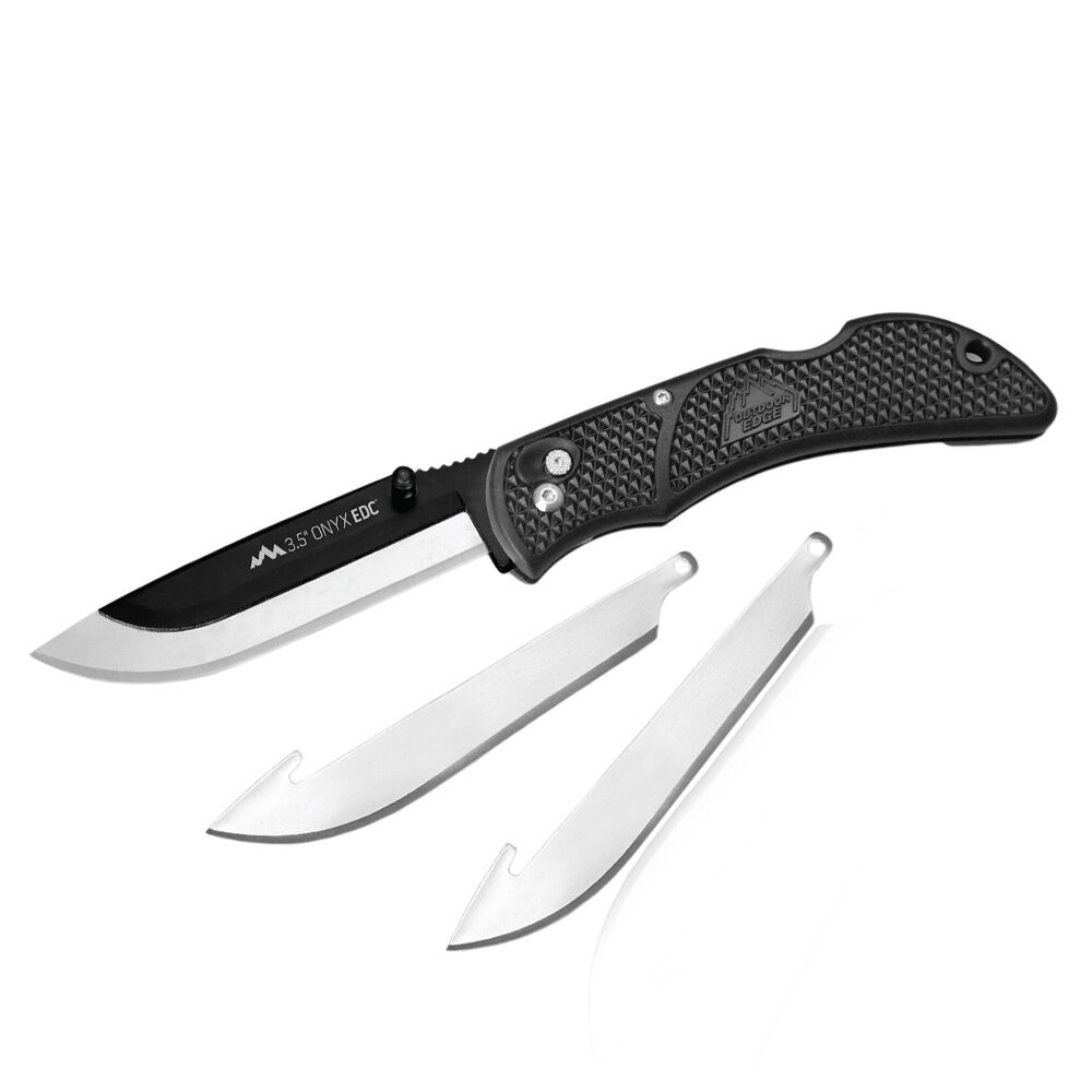 Outdoor Edge Onyx EDC 3,5 Taschenmesser Schwarz