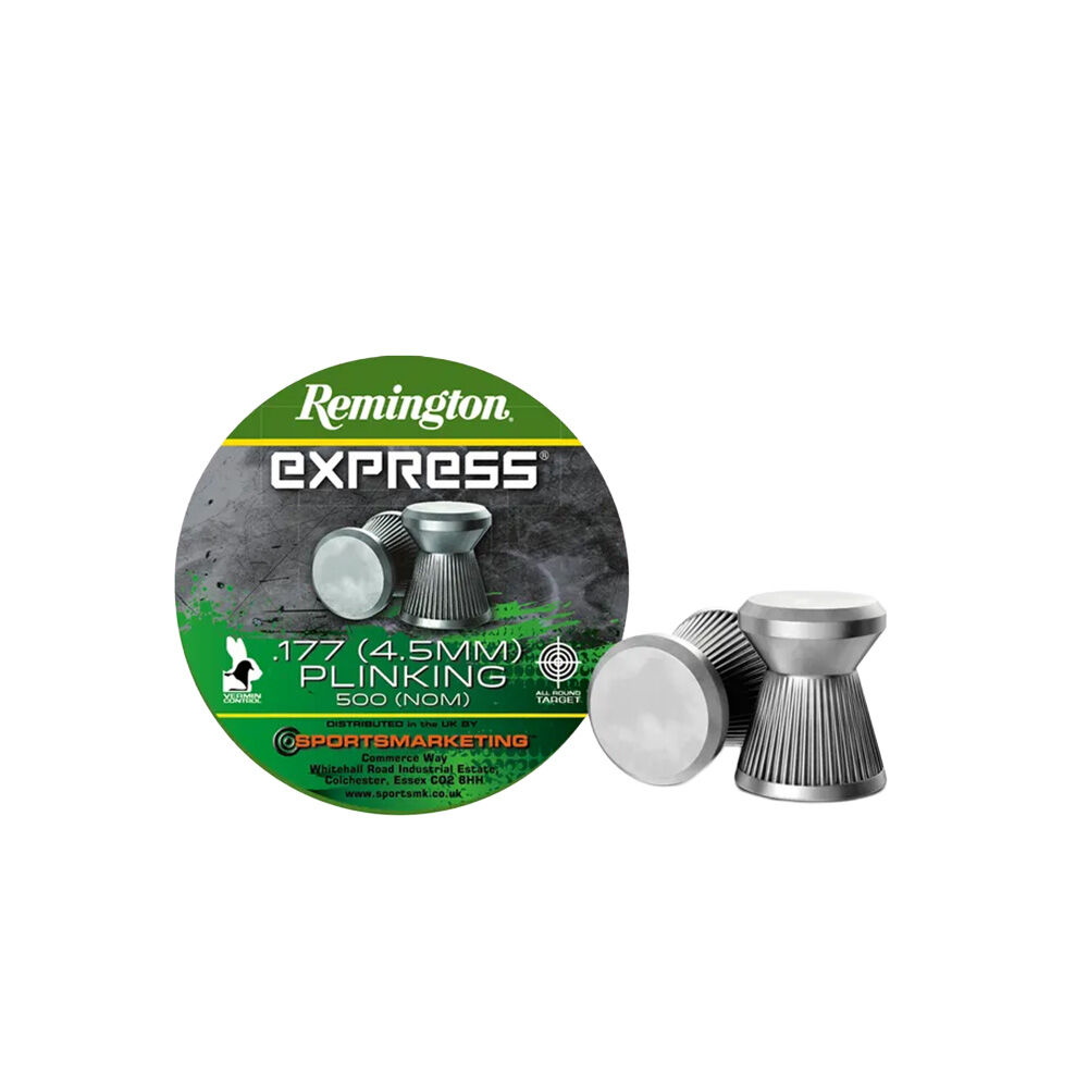 Remington Express Flat Plinking Diabolos 4,5 mm (.177) 0,47 g / 7,25 grs 500 St�ck
