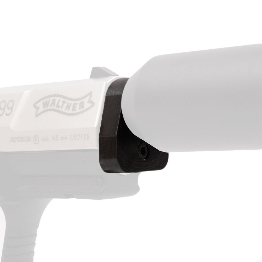Schalldmpferadapter fr Walther CP99, NightHawk, Umarex CPS CO2 Pistole - 1/2UNF