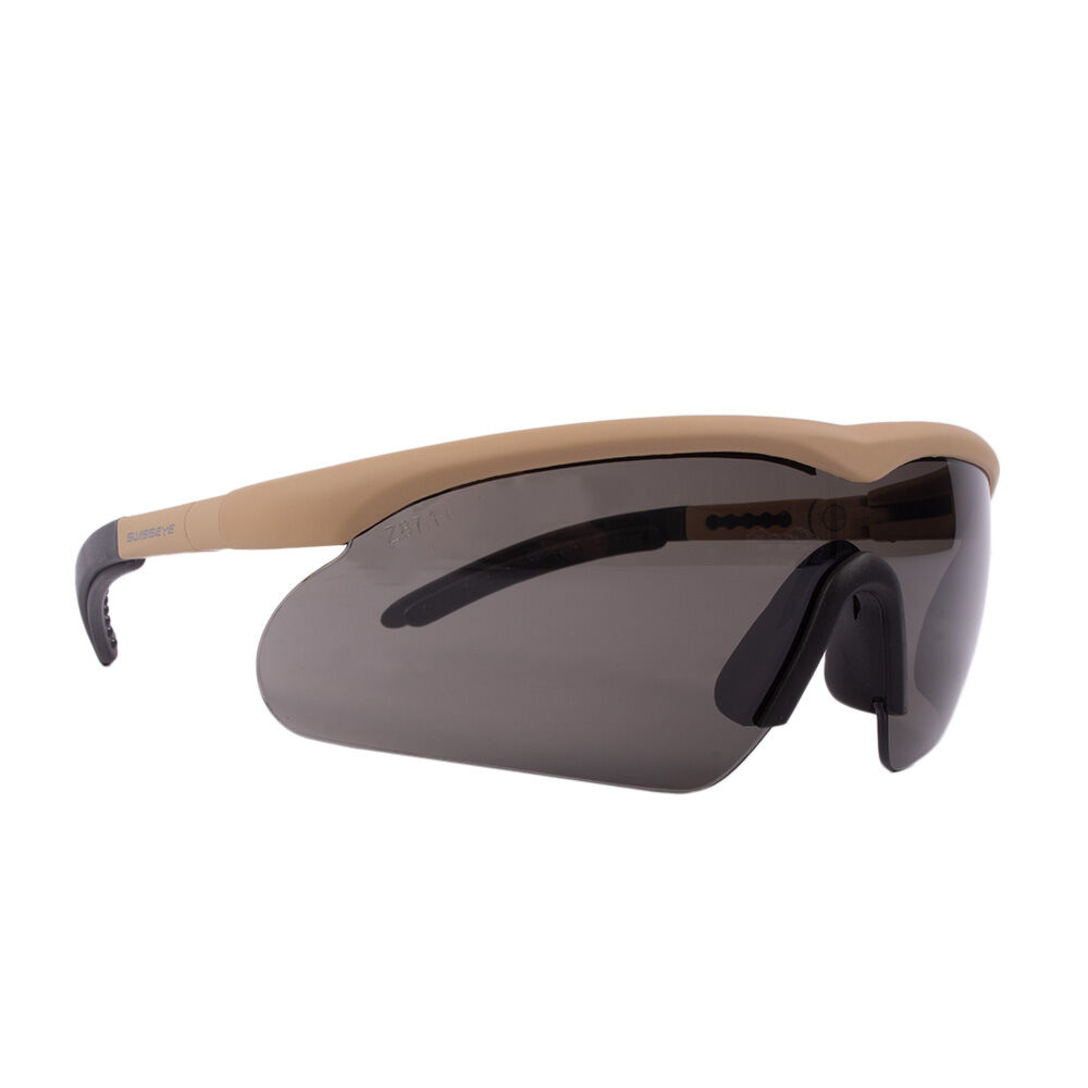 Swiss Eye Raptor L Schutzbrille / Sportbrille braun mit 2 Wechselgl�sern