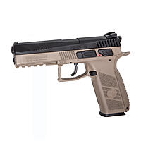 ASG CZ P-09 Co2 Pistole Blowback 4,5mm Diabolos Dual Tone FDE