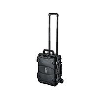 GLARY Waterproof Hard Case Hartschalenkoffer mit Trolley-Funktion 46x35x20,6 cm Schwarz