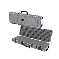 Glary Gewehrkoffer 102x36x14 cm Wasserdicht IP67-Standard Grau
