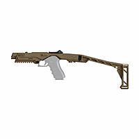 Nano Roni Anschlagschaft f�r Glock 17/19/19X/22/23/25/31/32/45 FDE