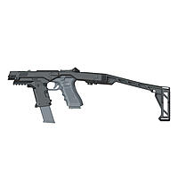 Nano Roni Anschlagschaft mit Vordergriff und Magazinhalter f�r Glock 17/19/19X/22/23/25/31/32/45 schwarz