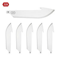 Outdoor Edge 2.2 Drop Point Wechselklingen - 6er Pack Edelstahl