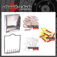 Tonrhrchen Adapter 17x17 cm im Set mit Kugelfang und 3x 500 Rhrchen