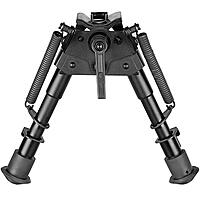 shoXx Zweibein Bipod 15-23cm Aluminium Schwenkbar Podloc schwarz