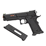 ASG STI Combat Master Airsoft Co2 Pistole Metallschlitten Blow Back 6 mm BB Schwarz Bild 4