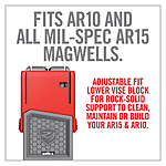 Real Avid Smart-Fit AR15 Vise Block with Sleeve for AR10 Bild 3