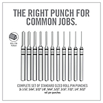 Real Avid Accu-Punch 11-teiliges Roll Pin Punch Set Bild 3