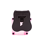 Cytac Mega-Fit Universalholster Transparent Pink mit schwarzem Paddle Bild 4