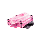 Cytac Mega-Fit Universalholster Transparent Pink mit schwarzem Paddle Bild 5