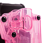 Cytac Mega-Fit Universalholster Transparent Pink mit schwarzem Paddle 
