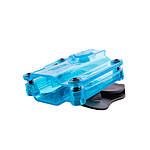 Cytac Mega-Fit Universalholster Transparent Blau mit schwarzem Paddle Bild 5