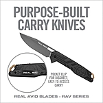 Real Avid RAV-7 Assisted Opener Messer titan, carbon Bild 4