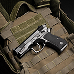 ASG CZ 75D Compact Airsoft Pistole Federdruck 6mm BB Schwarz Bild 5