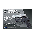 ASG STI Lawman Airsoft Pistole 6mm BB Gas Dual Tone Bild 4
